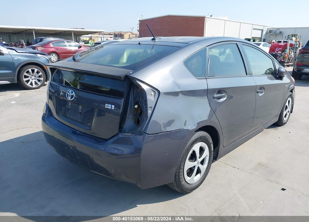 2012 TOYOTA PRIUS THREE VIN: JTDKN3DU8C1607030