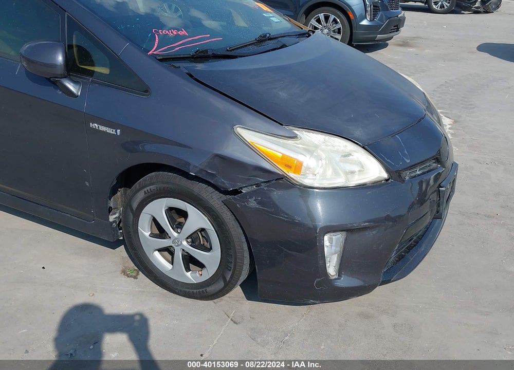 2012 TOYOTA PRIUS THREE VIN: JTDKN3DU8C1607030