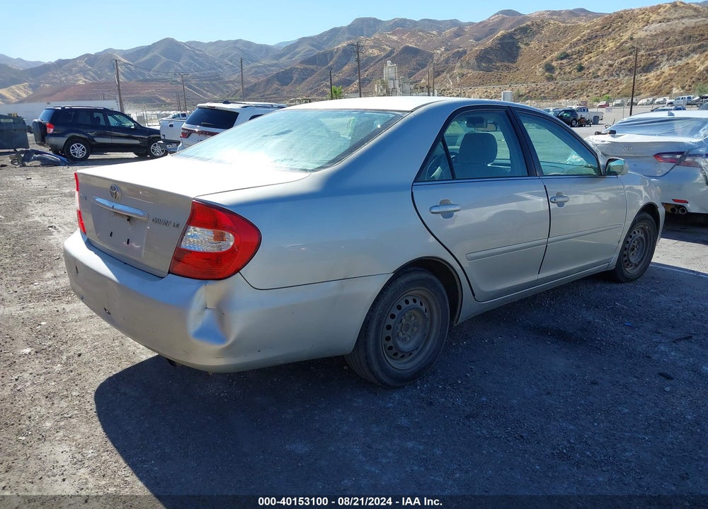 2004 TOYOTA CAMRY LE VIN: 4T1BE32K64U833290