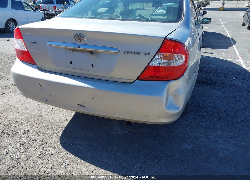 2004 TOYOTA CAMRY LE VIN: 4T1BE32K64U833290