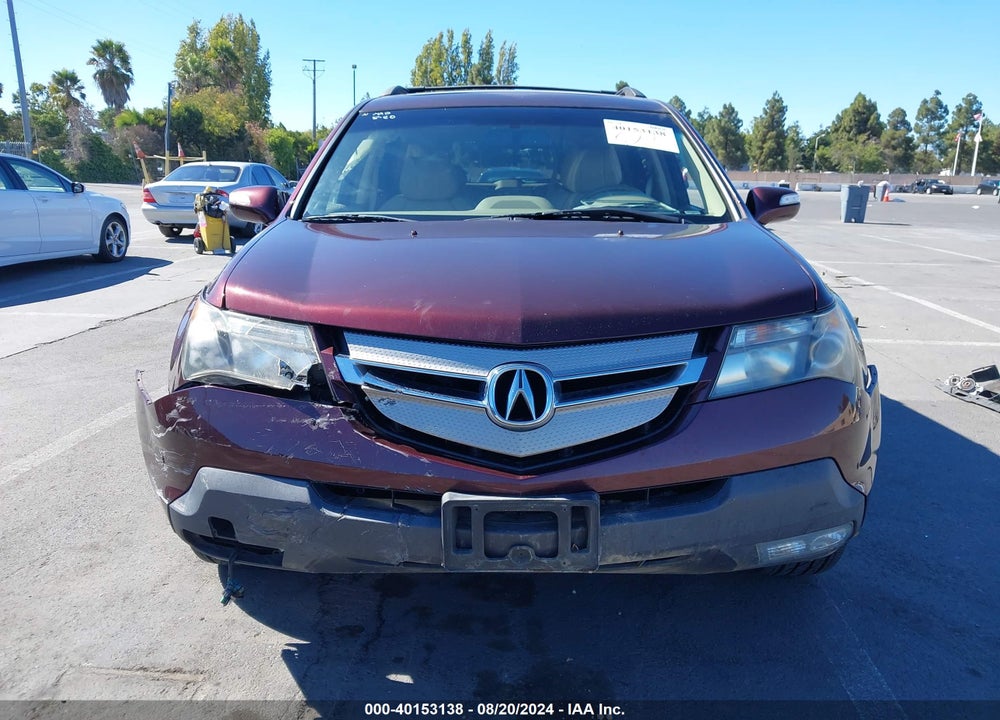2009 ACURA MDX TECHNOLOGY PACKAGE VIN: 2HNYD28609H528829
