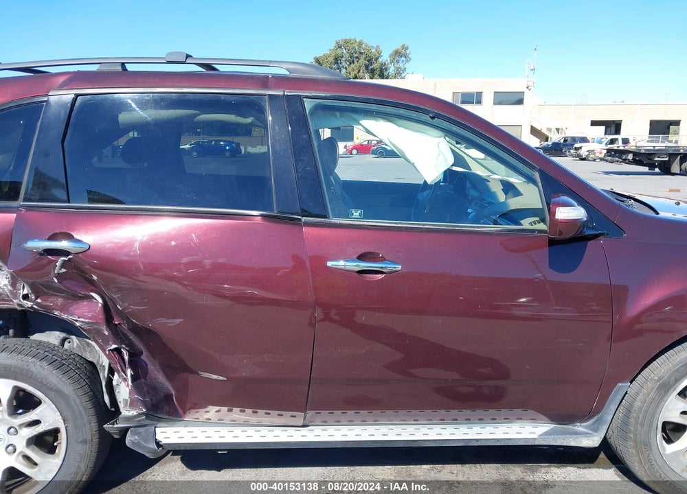 2009 ACURA MDX TECHNOLOGY PACKAGE VIN: 2HNYD28609H528829
