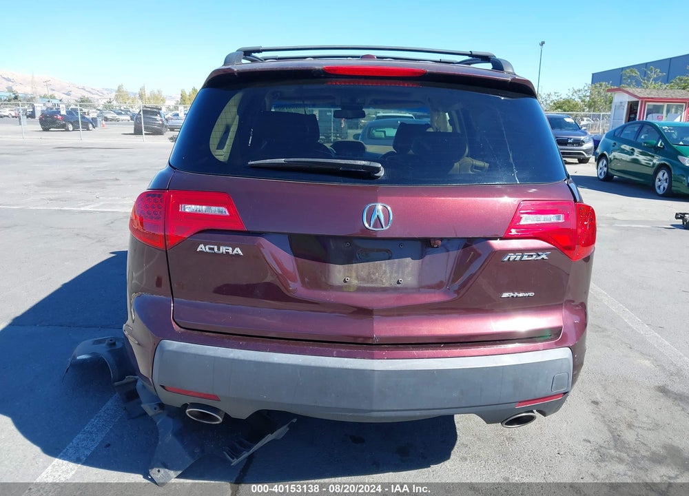 2009 ACURA MDX TECHNOLOGY PACKAGE VIN: 2HNYD28609H528829