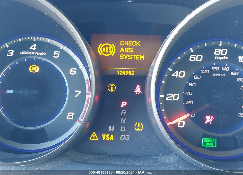 2009 ACURA MDX TECHNOLOGY PACKAGE VIN: 2HNYD28609H528829