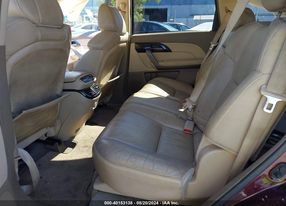 2009 ACURA MDX TECHNOLOGY PACKAGE VIN: 2HNYD28609H528829