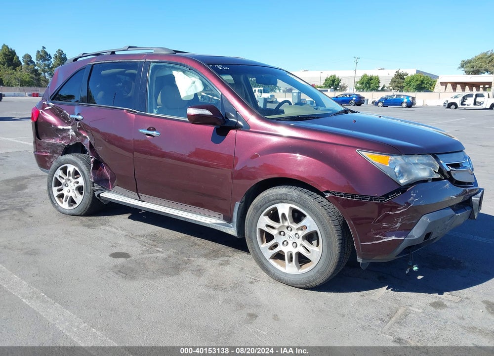 2009 ACURA MDX TECHNOLOGY PACKAGE VIN: 2HNYD28609H528829