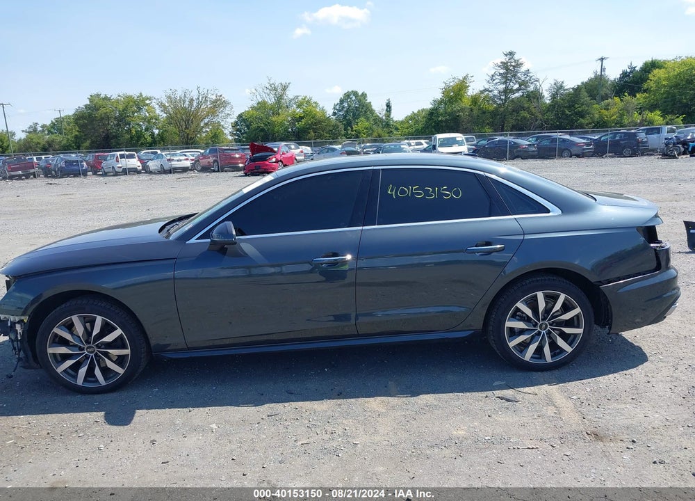 2023 AUDI A4 PREMIUM PLUS 40 TFSI QUATTRO S TRONIC VIN: WAUBBAF47PN023160