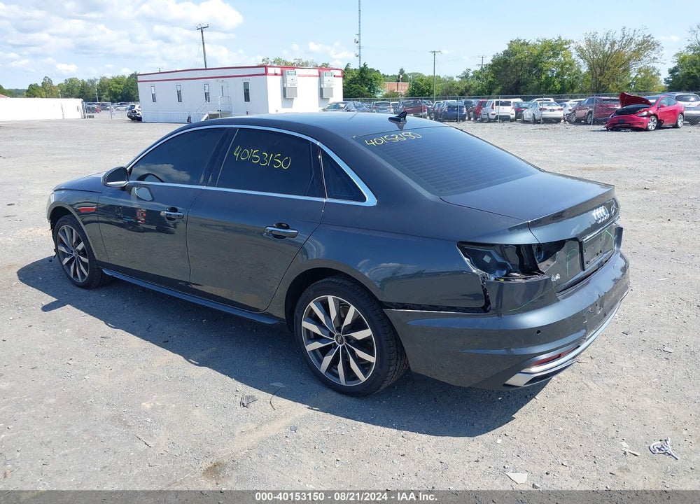 2023 AUDI A4 PREMIUM PLUS 40 TFSI QUATTRO S TRONIC VIN: WAUBBAF47PN023160