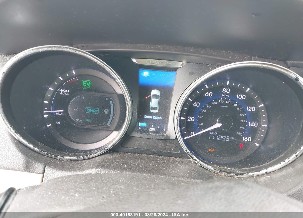 2013 HYUNDAI SONATA HYBRID LIMITED VIN: KMHEC4A43DA084011