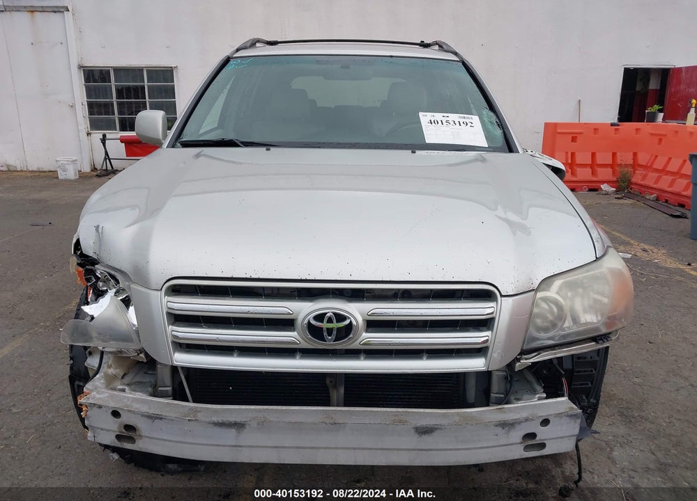 2006 TOYOTA HIGHLANDER SPORT V6 VIN: JTEEP21A160172577