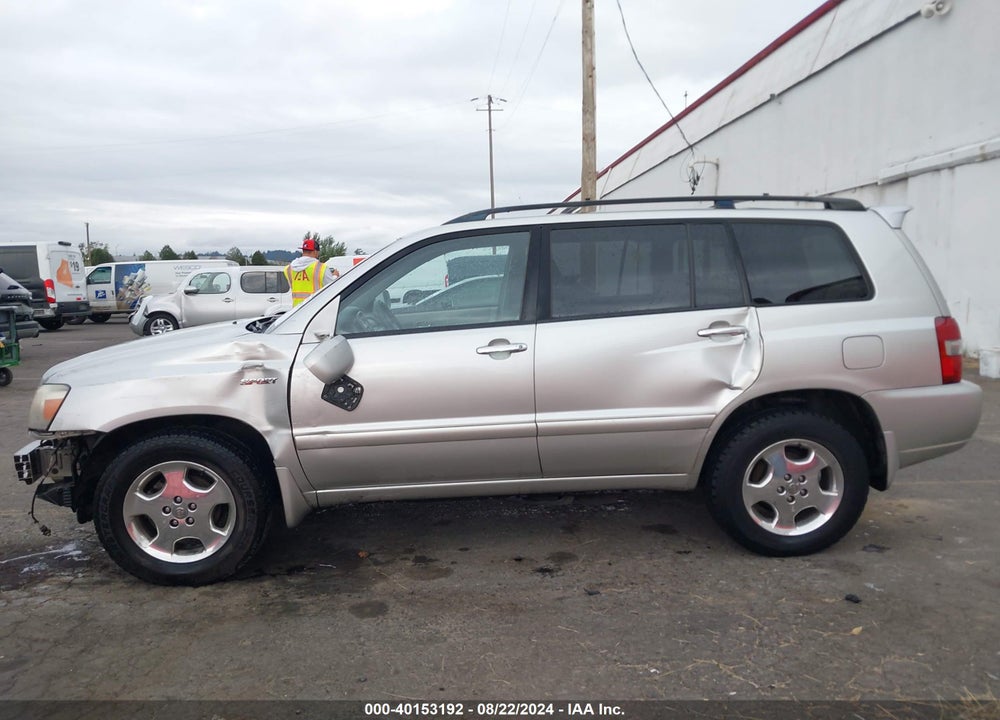 2006 TOYOTA HIGHLANDER SPORT V6 VIN: JTEEP21A160172577