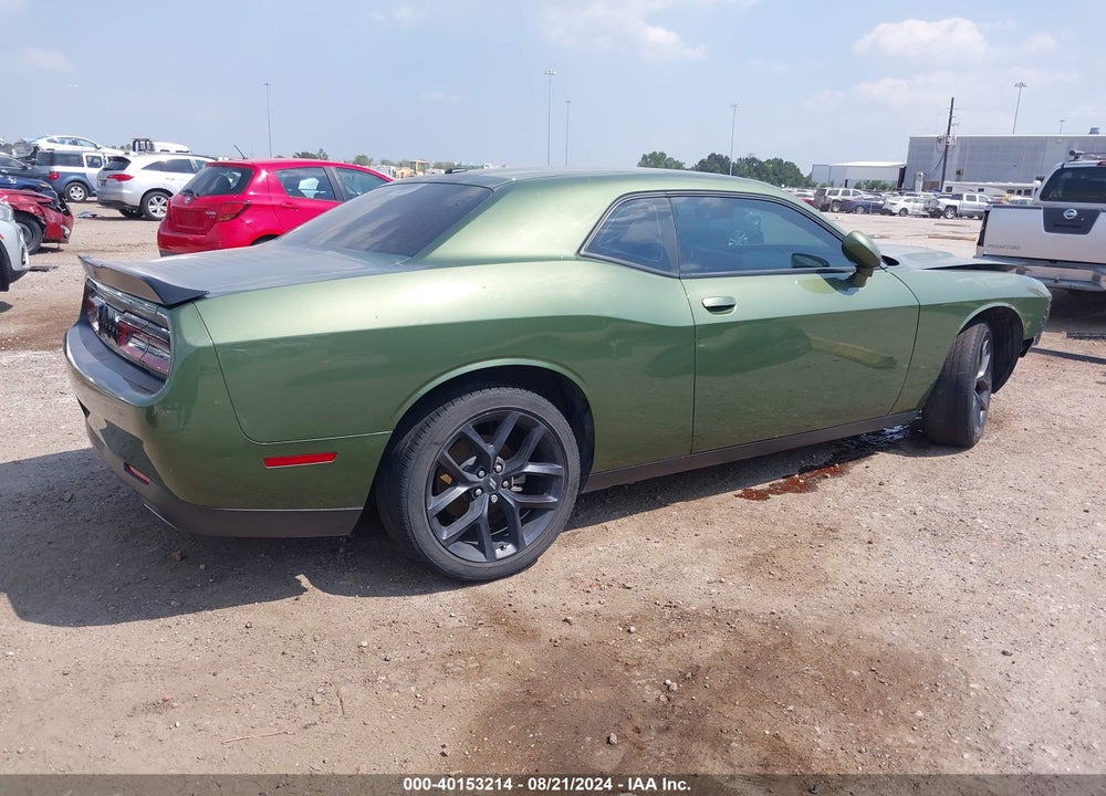 2022 DODGE CHALLENGER SXT VIN: 2C3CDZAG4NH207189