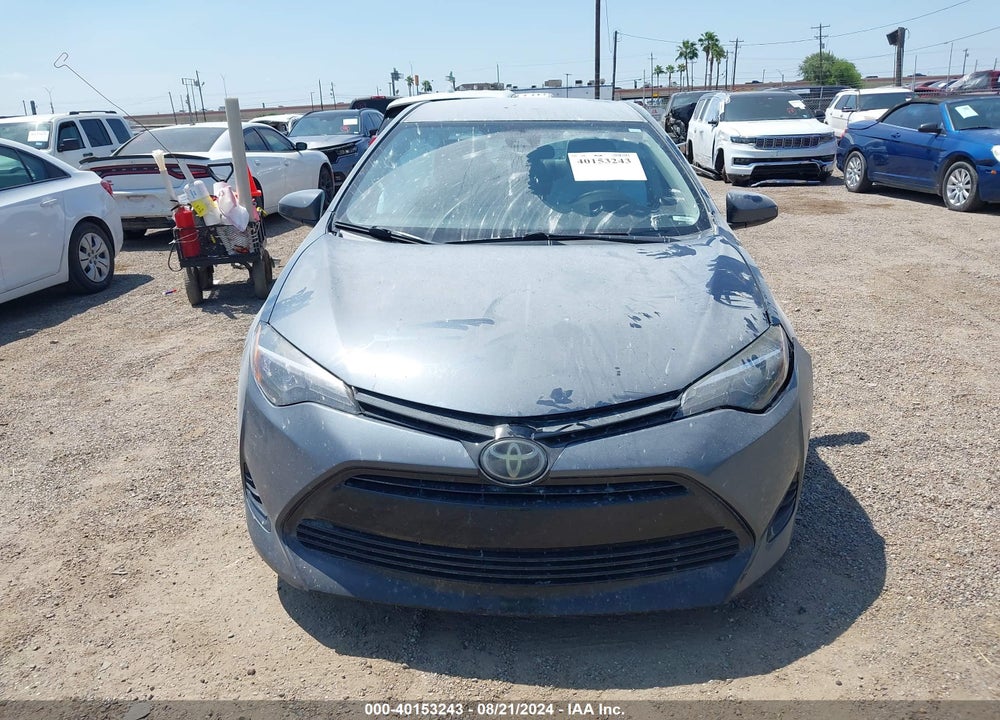 2018 TOYOTA COROLLA LE VIN: 5YFBURHE6JP794012