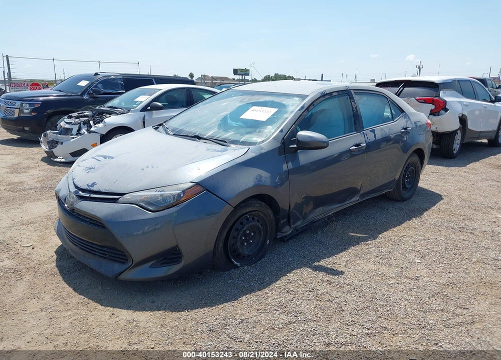 2018 TOYOTA COROLLA LE VIN: 5YFBURHE6JP794012