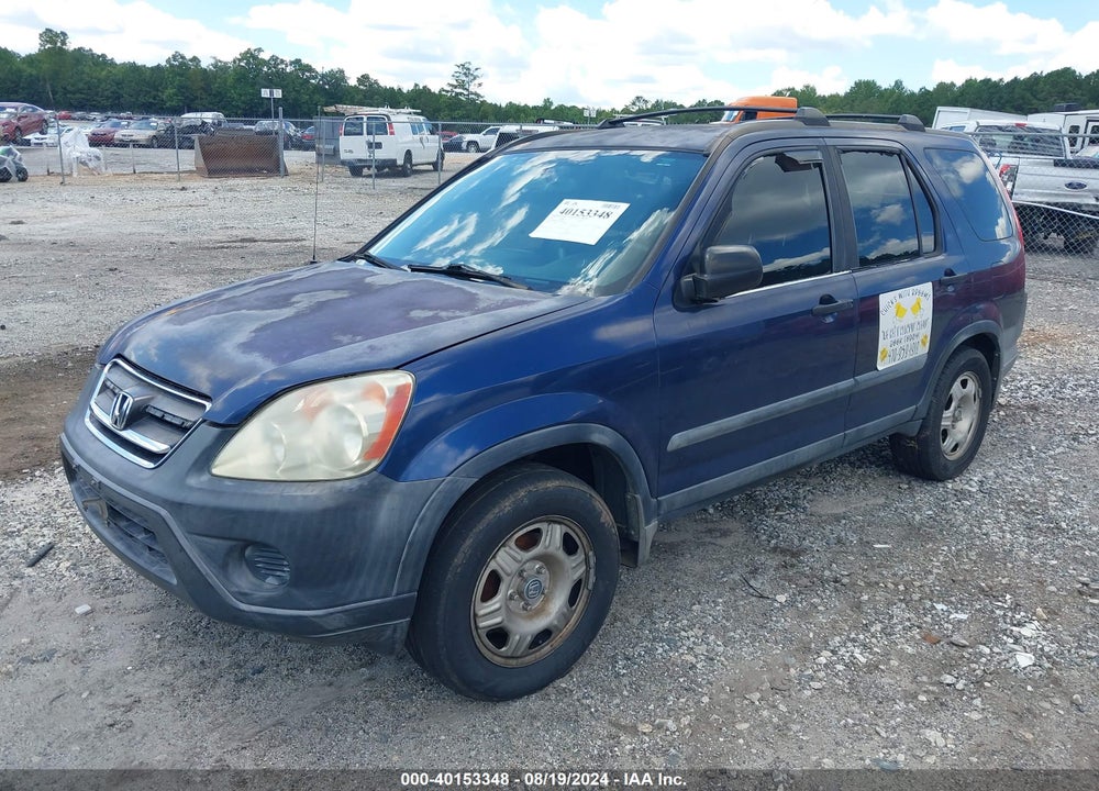 2005 HONDA CR-V LX VIN: SHSRD68585U306962