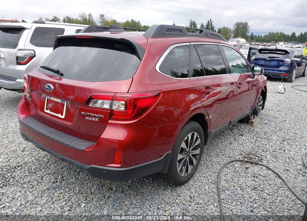 2017 SUBARU OUTBACK 2.5I LIMITED VIN: 4S4BSANC7H3297186