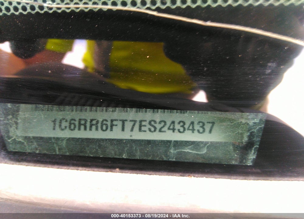 2014 RAM 1500 EXPRESS VIN: 1C6RR6FT7ES243437