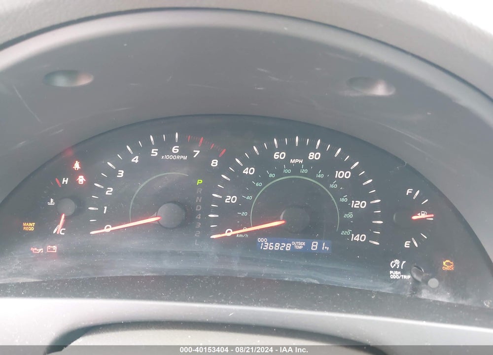 2009 TOYOTA CAMRY LE VIN: 4T4BE46K49R088231