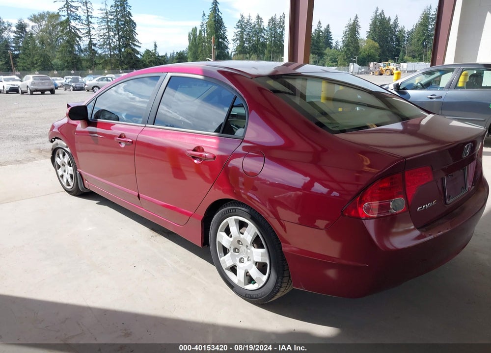 2006 HONDA CIVIC LX VIN: 1HGFA16576L101920