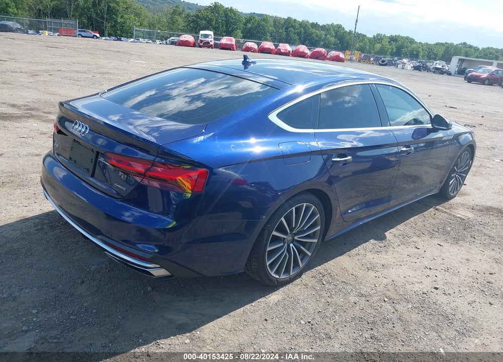 2020 AUDI A5 SPORTBACK PREMIUM PLUS 45 TFSI QUATTRO S TRONIC VIN: WAUCNCF52LA003142