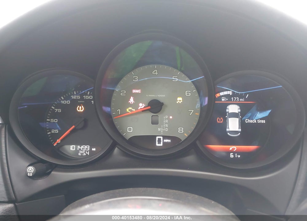 2017 PORSCHE MACAN S VIN: WP1AB2A52HLB13218