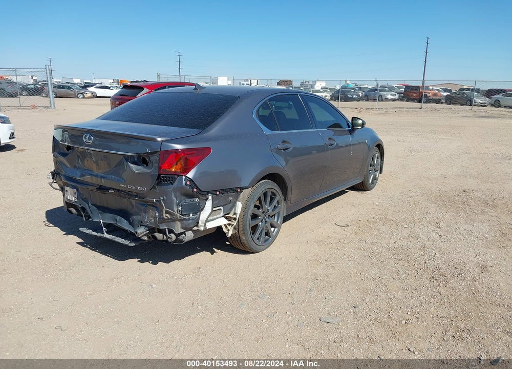 2013 LEXUS GS 350 VIN: JTHCE1BL9D5008939