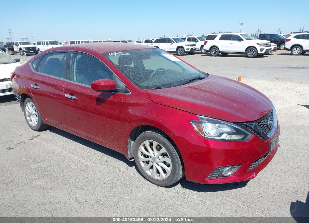 2018 NISSAN SENTRA SV VIN: 3N1AB7AP3JY229172