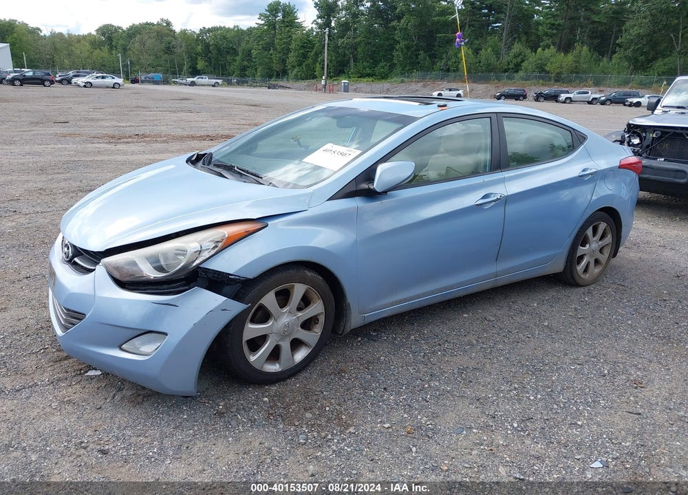 2012 HYUNDAI ELANTRA LIMITED (ULSAN PLANT) VIN: KMHDH4AE9CU197741