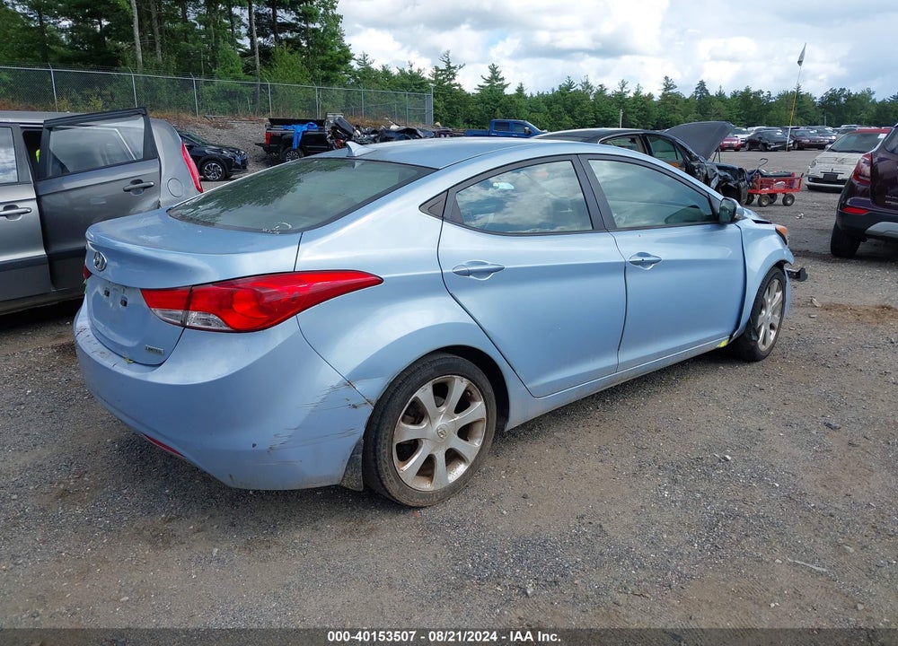 2012 HYUNDAI ELANTRA LIMITED (ULSAN PLANT) VIN: KMHDH4AE9CU197741