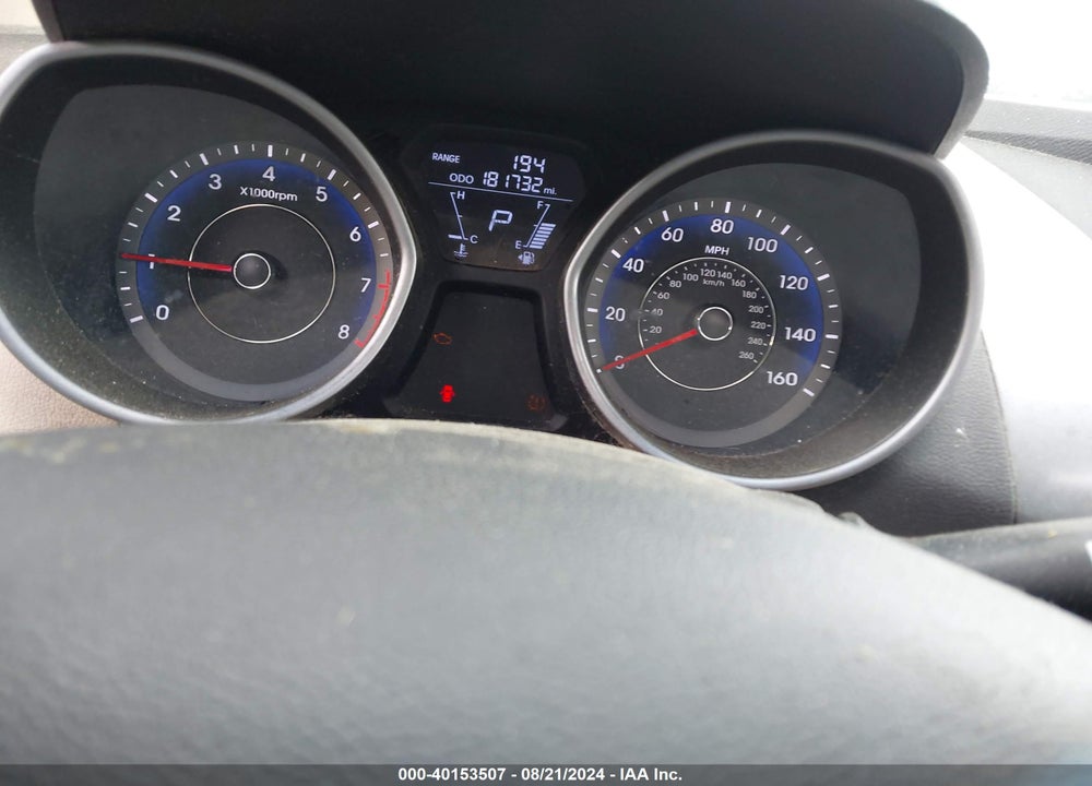 2012 HYUNDAI ELANTRA LIMITED (ULSAN PLANT) VIN: KMHDH4AE9CU197741