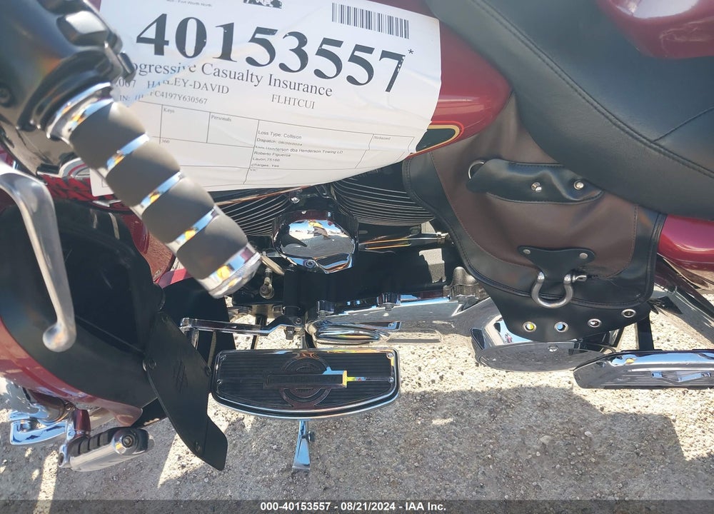 2007 HARLEY-DAVIDSON FLHTCUI VIN: 1HD1FC4197Y630567