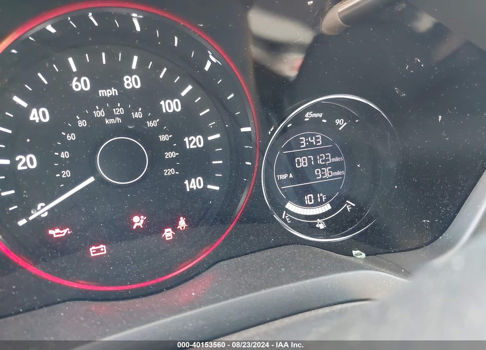 2017 HONDA HR-V LX VIN: 3CZRU5H31HG703051
