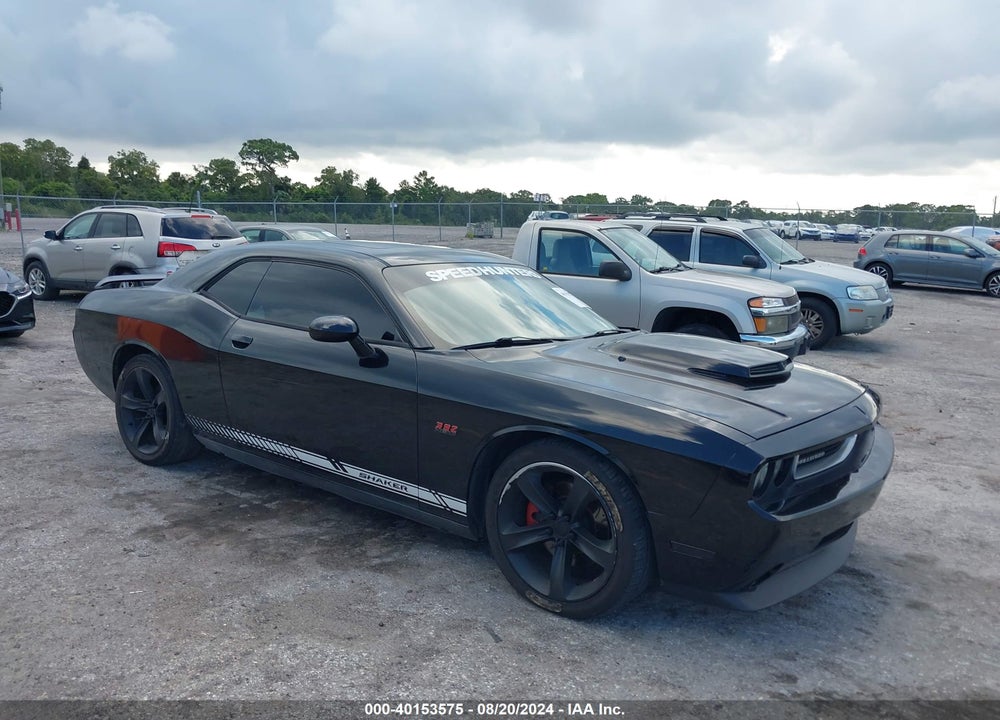 2012 DODGE CHALLENGER R/T VIN: 2C3CDYBT1CH114620