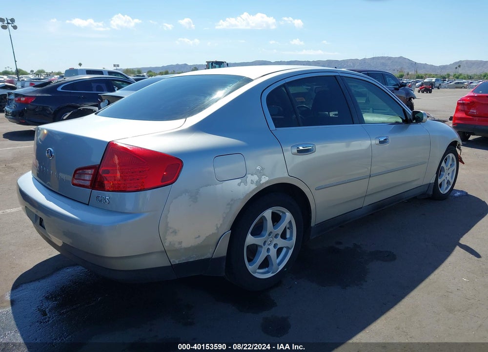 2004 INFINITI G35 VIN: JNKCV51E94M604035