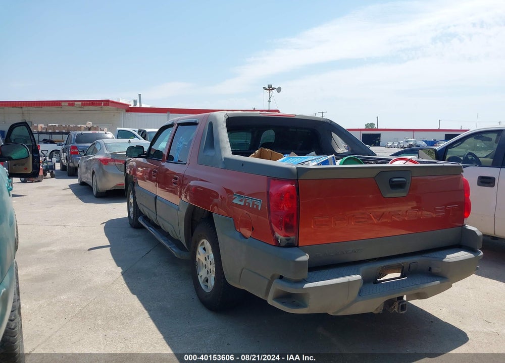 2002 CHEVROLET AVALANCHE 1500 VIN: 3GNEC13T92G129773