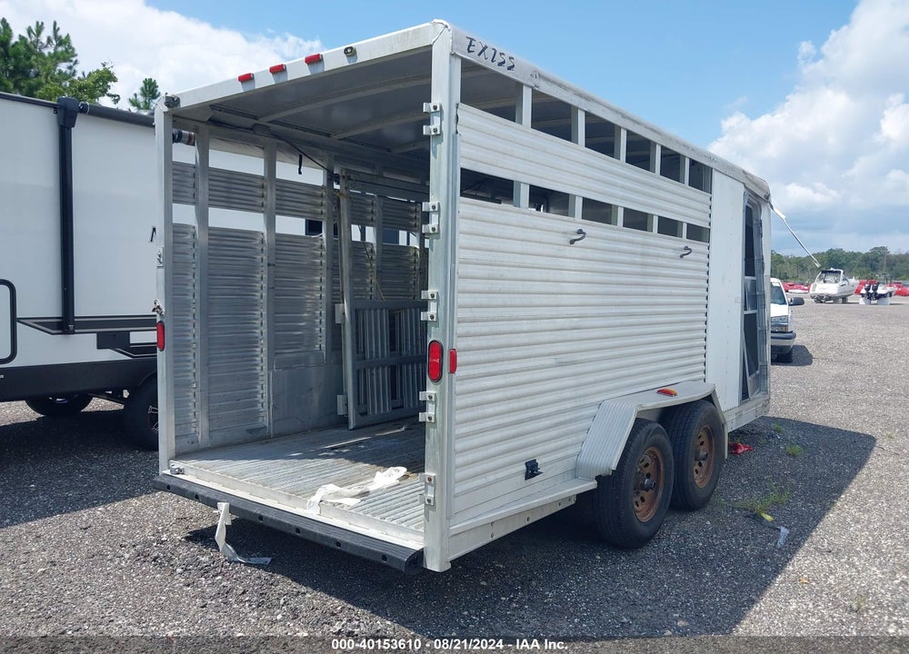 2002 EXXISS ALUMINUM TRAILERS --- VIN: 4LAAH162X25017174