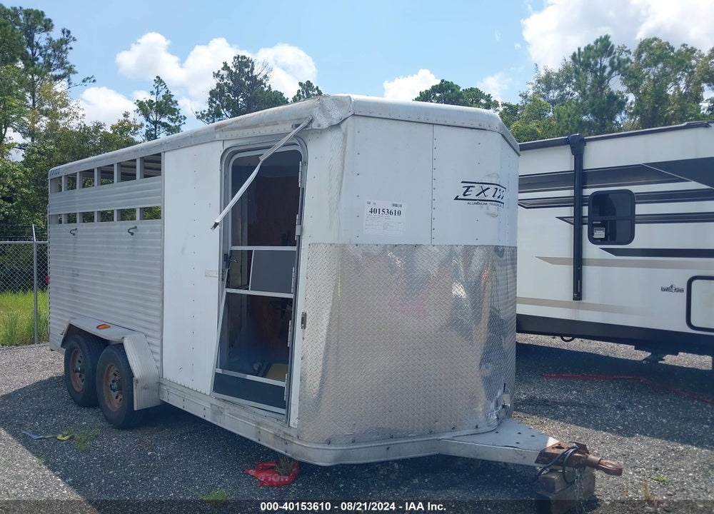 2002 EXXISS ALUMINUM TRAILERS --- VIN: 4LAAH162X25017174