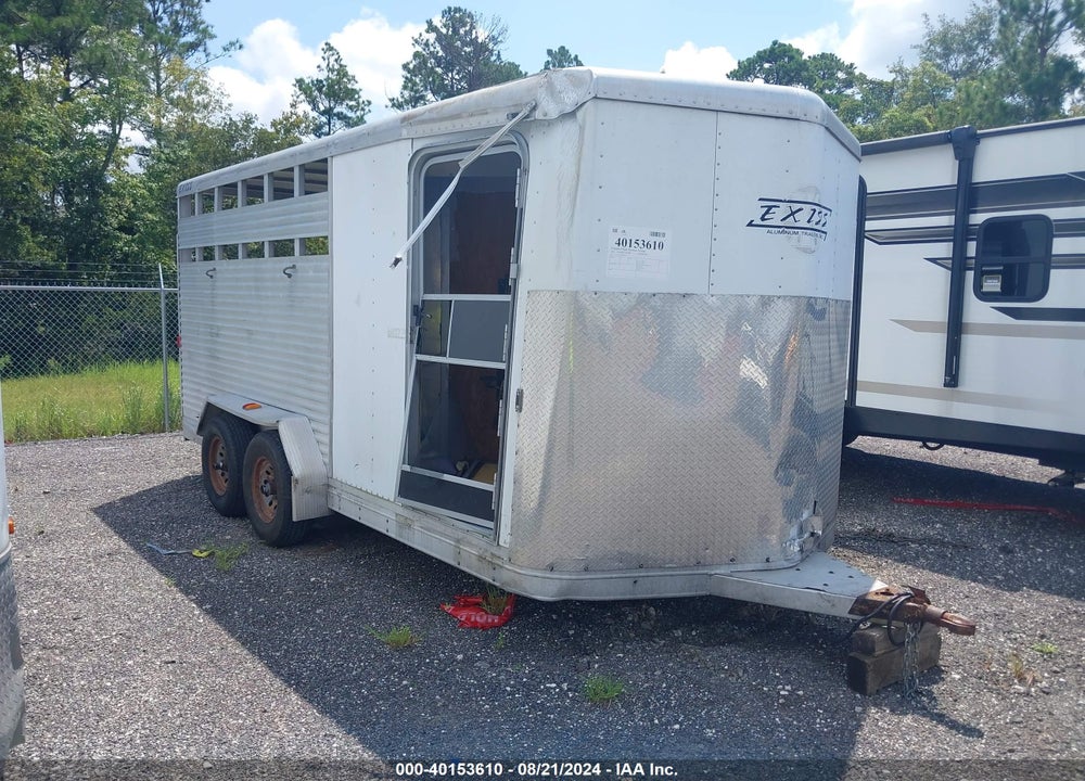 2002 EXXISS ALUMINUM TRAILERS --- VIN: 4LAAH162X25017174