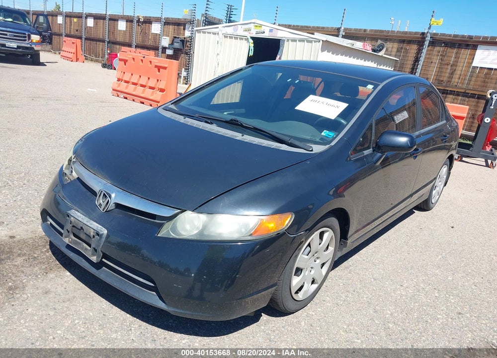 2008 HONDA CIVIC SDN LX VIN: 1HGFA165X8L025225