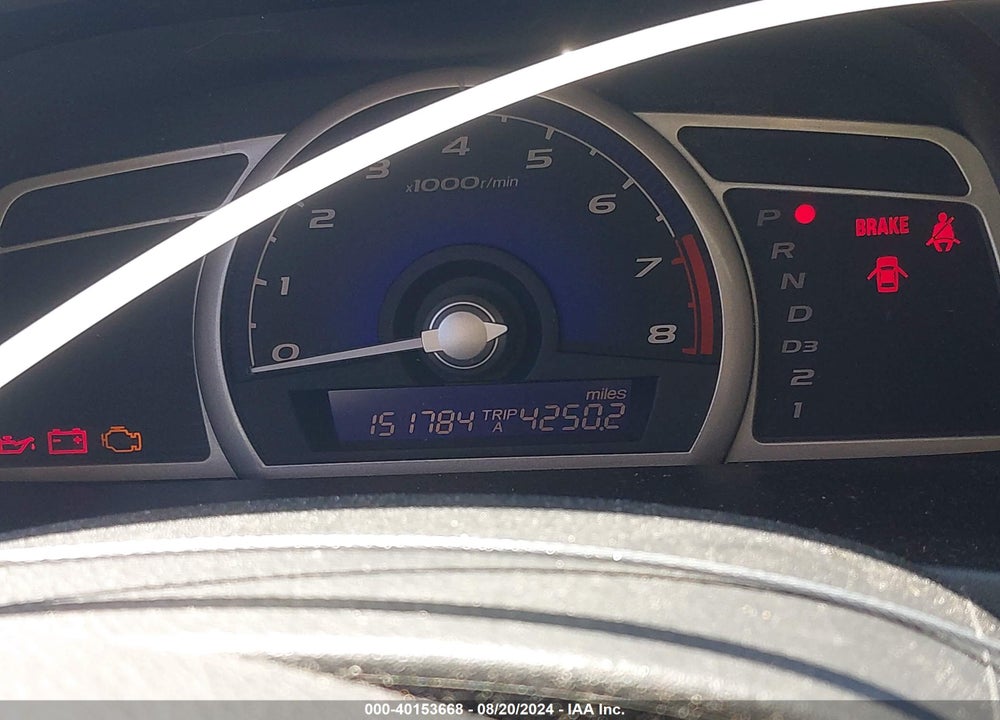 2008 HONDA CIVIC SDN LX VIN: 1HGFA165X8L025225