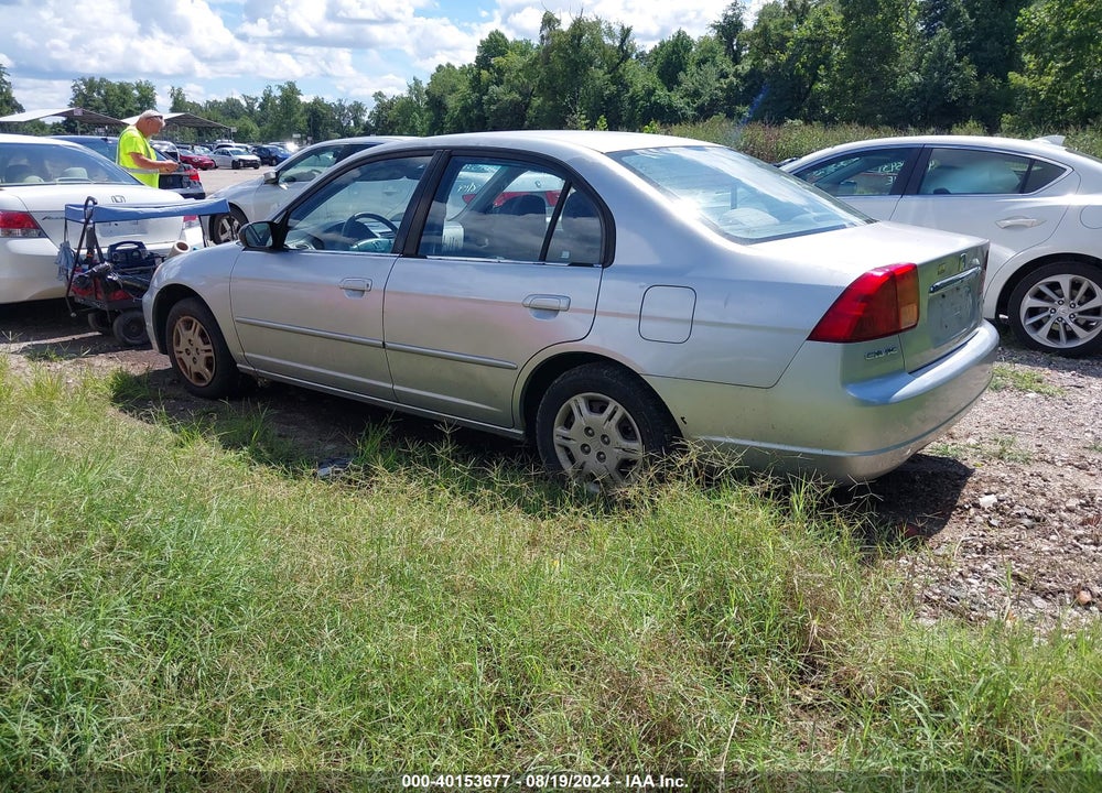 2002 HONDA CIVIC LX VIN: 2HGES16612H524243