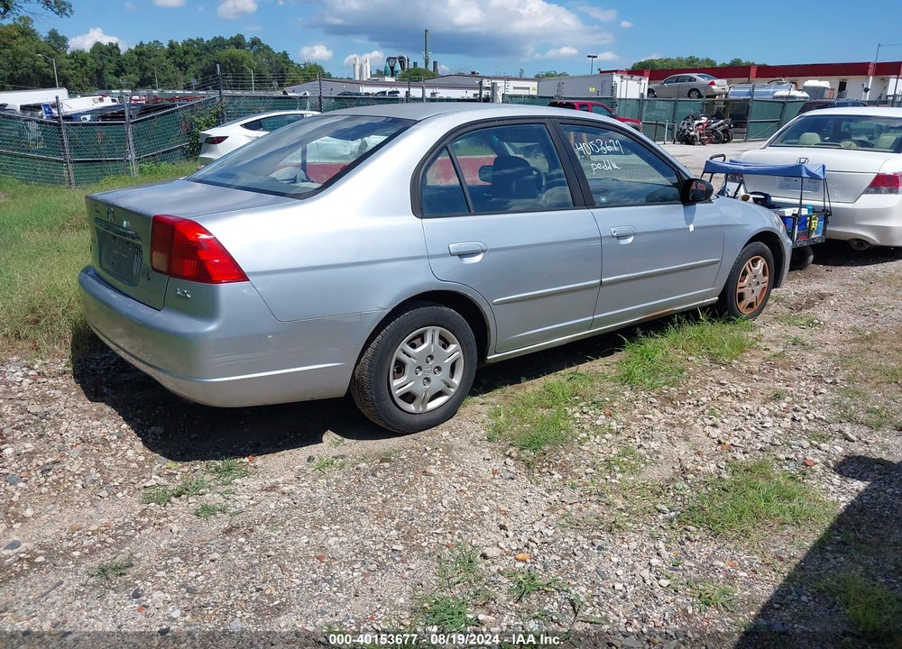 2002 HONDA CIVIC LX VIN: 2HGES16612H524243