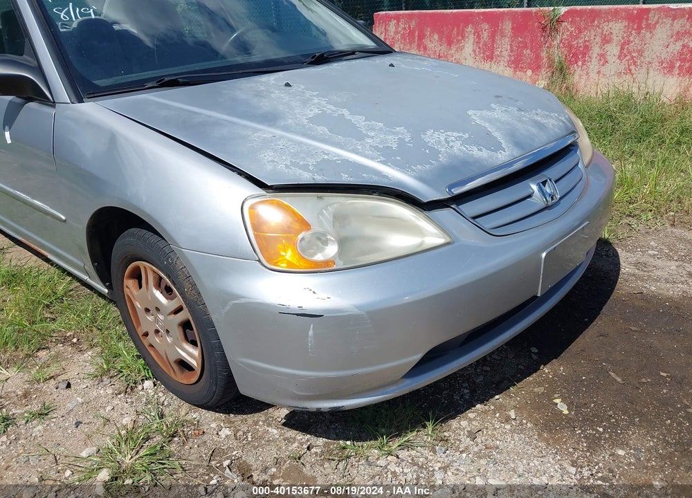 2002 HONDA CIVIC LX VIN: 2HGES16612H524243