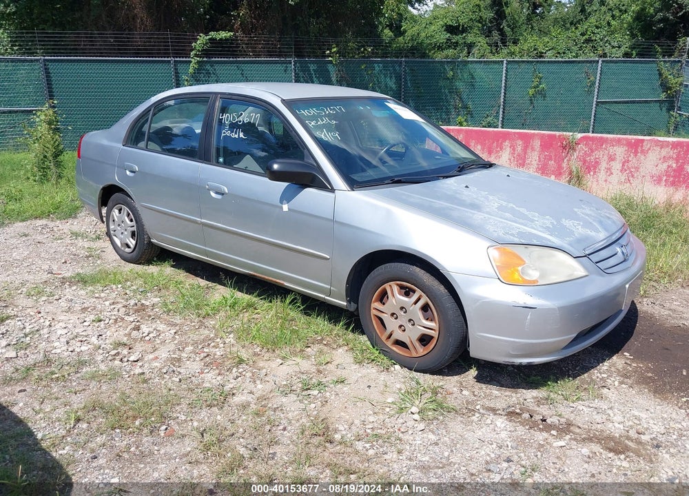 2002 HONDA CIVIC LX VIN: 2HGES16612H524243