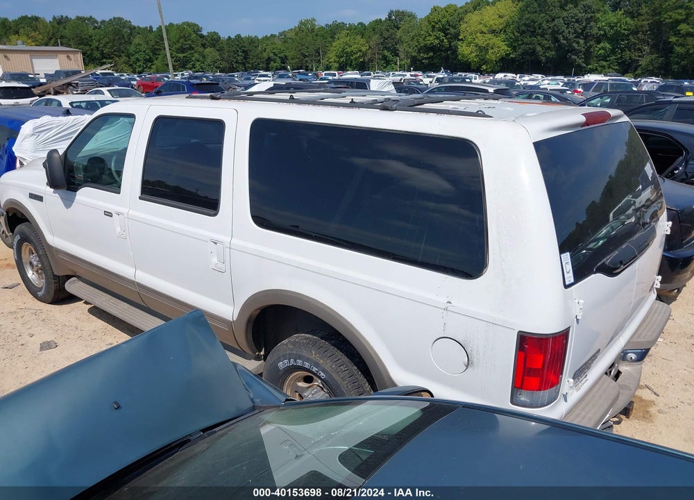 2000 FORD EXCURSION LIMITED VIN: 1FMNU43S0YEB53664