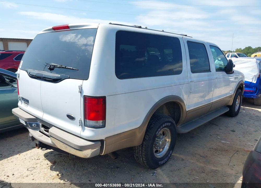 2000 FORD EXCURSION LIMITED VIN: 1FMNU43S0YEB53664