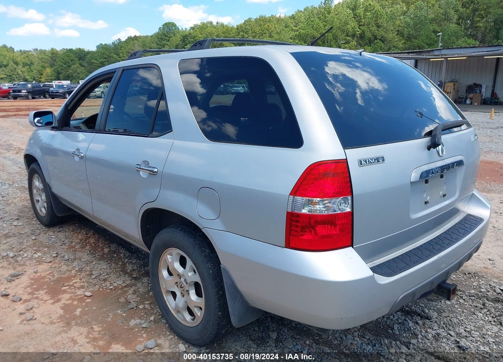 2001 ACURA MDX VIN: 2HNYD18681H540029