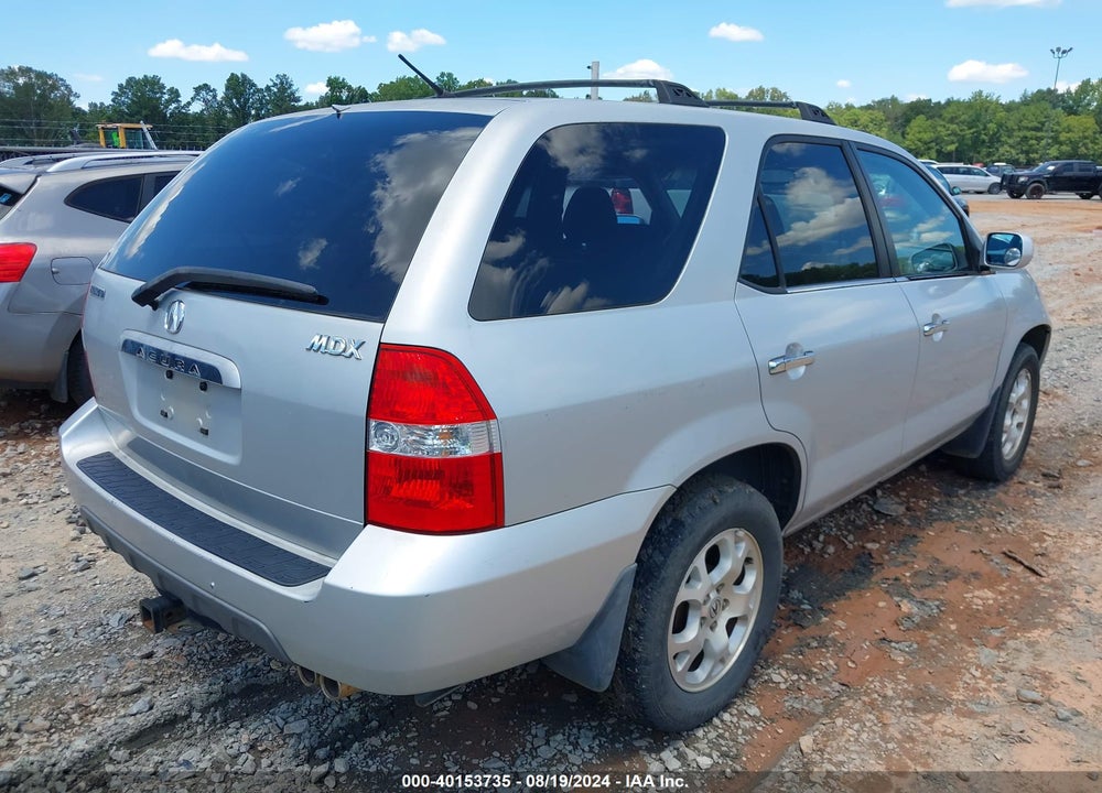 2001 ACURA MDX VIN: 2HNYD18681H540029