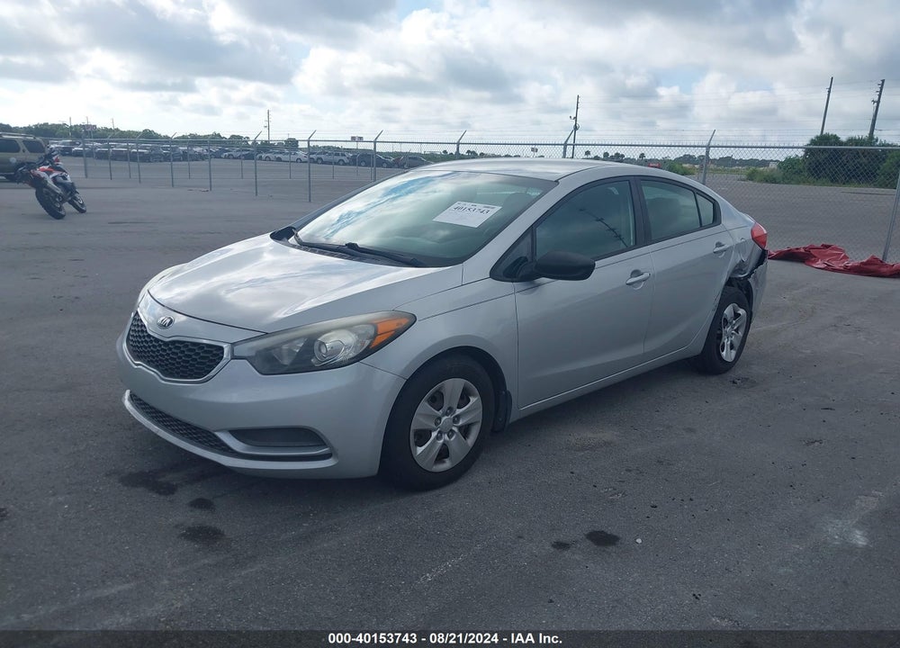 2015 KIA FORTE LX VIN: KNAFK4A62F5390879