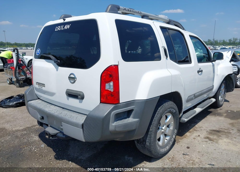 2011 NISSAN XTERRA S VIN: 5N1AN0NU7BC515608
